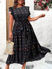 Акція на Сукня жіноча SHEIN GD-00218717 4XL Чорна від Rozetka