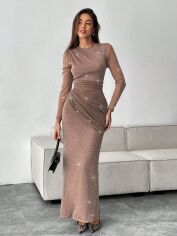 Акція на Сукня осіння жіноча SHEIN GD-00222489 L Хакі від Rozetka