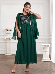 Акція на Сукня осіння жіноча SHEIN GD-00225902 M Зелена від Rozetka