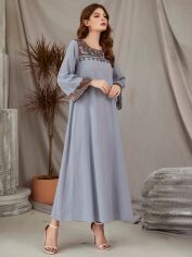 Акція на Сукня осіння жіноча SHEIN GD-00223945 L Сіра від Rozetka