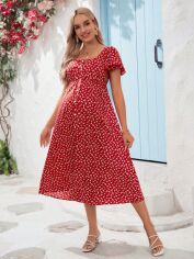 Акція на Сукня літня жіноча SHEIN GD-00226881 L Червона від Rozetka