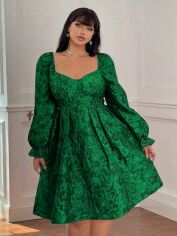 Акція на Сукня осіння жіноча SHEIN GD-00203100 2XL Зелена від Rozetka
