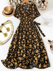 Акція на Сукня жіноча SHEIN GD-00218199 1XL Комбінована від Rozetka