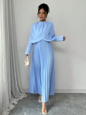 Акція на Сукня осіння жіноча SHEIN GD-00208379 S Синя від Rozetka