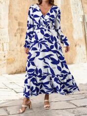 Акція на Сукня осіння жіноча SHEIN GD-00227004 2XL Комбінована від Rozetka