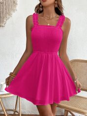 Акція на Сукня літня жіноча Shein GD-00209645 M Фуксія від Rozetka