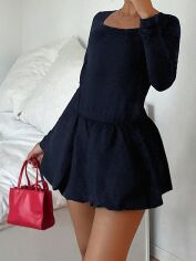 Акція на Сукня літня жіноча SHEIN GD-00205059 S Темно-синя від Rozetka
