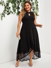 Акція на Сукня жіноча SHEIN GD-00217362 0XL Чорна від Rozetka