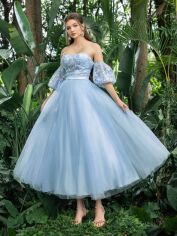 Акція на Сукня жіноча SHEIN GD-00225424 L Блакитна від Rozetka