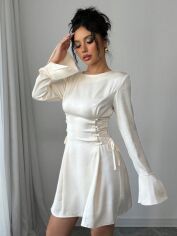 Акція на Сукня літня жіноча Shein GD-00205943 M Кремове від Rozetka