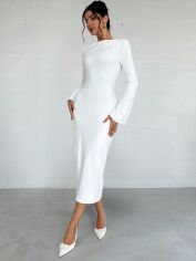 Акція на Сукня осіння жіноча SHEIN GD-00221121 M Біла від Rozetka