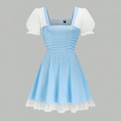 Акція на Сукня жіноча SHEIN GD-00202491 2XL Синя від Rozetka