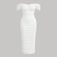 Акція на Сукня жіноча SHEIN GD-00219266 S Біла від Rozetka
