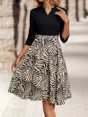Акція на Сукня осіння жіноча SHEIN GD-00203176 XL Чорна від Rozetka