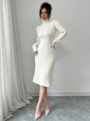 Акція на Сукня осіння жіноча SHEIN GD-00209156 M Кремова від Rozetka
