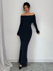 Акція на Сукня осіння жіноча SHEIN GD-00210740 M Темно-синя від Rozetka