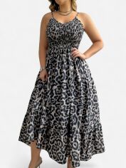 Акція на Сукня літня жіноча Shein GD-00227521 1XL Сіра від Rozetka