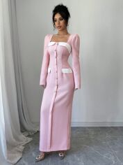 Акція на Сукня осіння жіноча SHEIN GD-00202369 M Рожева від Rozetka