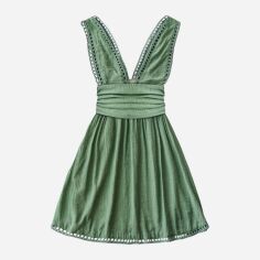 Акція на Сукня літня жіноча SHEIN GD-00221535 XL Зелена від Rozetka
