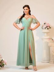 Акція на Сукня жіноча SHEIN GD-00198959 L Зелена від Rozetka