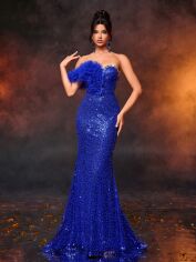 Акція на Сукня жіноча SHEIN GD-00205803 M Синя від Rozetka