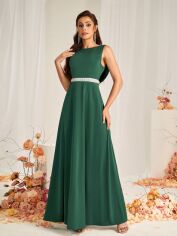 Акція на Сукня жіноча SHEIN GD-00206505 XS Темно-зелена від Rozetka