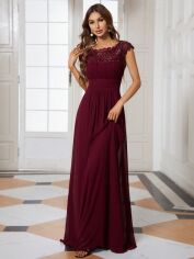 Акція на Сукня жіноча SHEIN GD-00207619 2XL Бордова від Rozetka