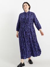 Акція на Сукня довга осіння жіноча C&A GD-00109635 54 Фіолетова від Rozetka