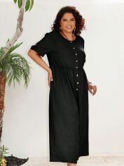 Акція на Комбінезон жіночий SHEIN GD-00191728 0XL Чорний від Rozetka