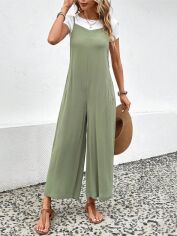 Акція на Комбінезон жіночий SHEIN GD-00209635 M Оливковий від Rozetka