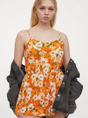 Акція на Комбінезон жіночий H&M XAZ342240PWPR XS Помаранчевий від Rozetka