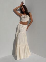 Акція на Костюм жіночий SHEIN GD-00211035 XS Кремовий від Rozetka