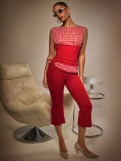 Акція на Костюм жіночий SHEIN GD-00226388 L Червоний від Rozetka