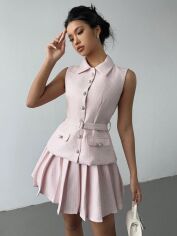 Акція на Костюм діловий жіночий SHEIN GD-00204731 S Рожевий від Rozetka