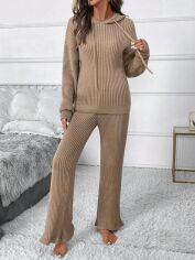 Акція на Костюм жіночий SHEIN GD-00206266 M Хакі від Rozetka