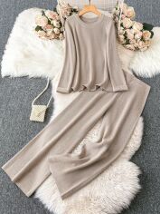Акція на Костюм жіночий SHEIN GD-00212142 3XL Хакі від Rozetka