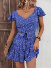 Акція на Костюм жіночий SHEIN GD-00227999 XS Синій від Rozetka