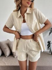 Акція на Костюм оверсайз жіночий SHEIN GD-00195410 L Хакі від Rozetka