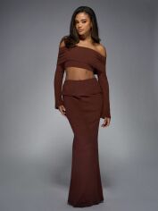 Акція на Костюм жіночий SHEIN GD-00223373 XL Коричневий від Rozetka