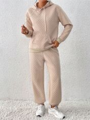 Акція на Костюм жіночий SHEIN GD-00207705 M Кремовий від Rozetka
