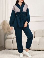 Акція на Костюм жіночий SHEIN GD-00226801 L Бірюзовий від Rozetka