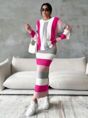 Акція на Костюм жіночий SHEIN GD-00194639 M Фуксія від Rozetka