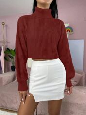 Акція на Светр жіночий SHEIN GD-00193979 L Червоний від Rozetka