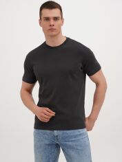 Акція на Футболка бавовняна чоловіча EQUILIBRI M213 016 000-207 2XL Dark grey від Rozetka