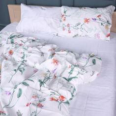Акція на Постельное белье 22-1431 Meadow Floral сатин MirSon Двуспальный комплект від Podushka