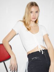 Акція на Топ жіночий C&A GD-00192643 XL Білий від Rozetka