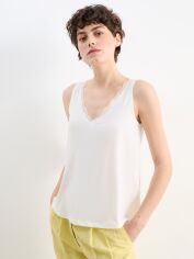 Акція на Топ жіночий C&A GD-00192427 L Білий від Rozetka