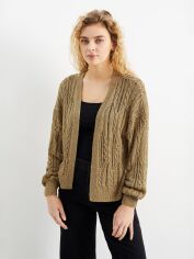 Акція на Кардиган в'язаний жіночий C&A GD-00192390 M Хакі від Rozetka