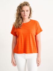Акція на Футболка жіноча C&A GD-00192595 S Помаранчева від Rozetka