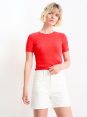 Акція на Футболка довга жіноча C&A GD-00192296 L Червона від Rozetka